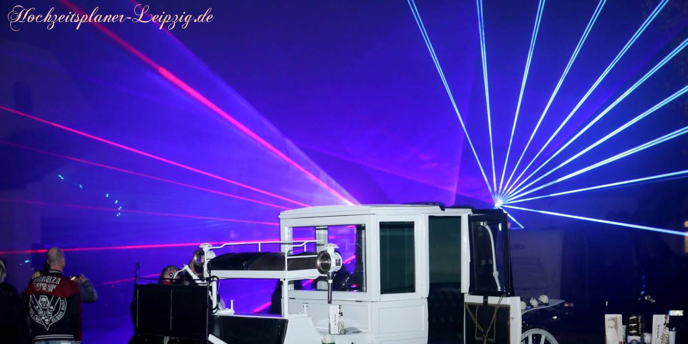 Hochzeit Lasershow