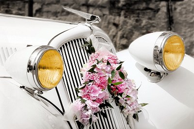 Hochzeitsfahrzeuge - Oldtimer Stretchlimousinen und Cabrios als Hochzeitsauto