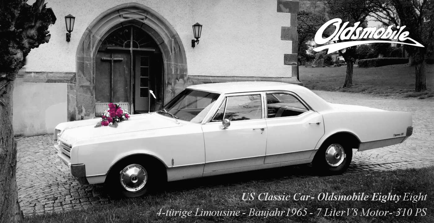 Oldtimer als Hochzeitsauto in Chemnitz mieten - Oldsmobile-Limousine-Eighty-Eight