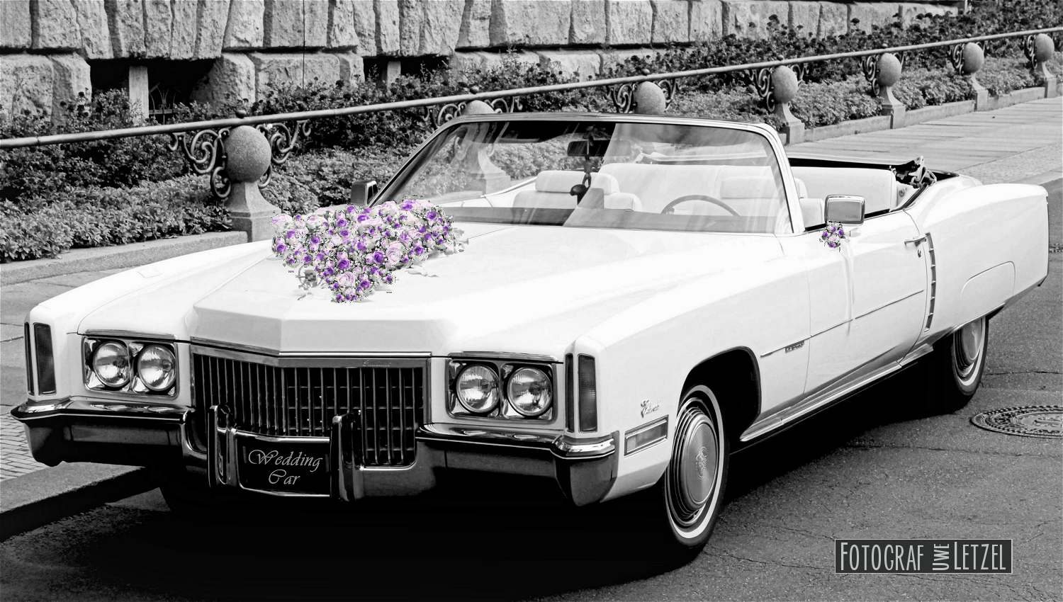 Cadillac Cabrio als Hochzeitsauto in Leipzig mieten